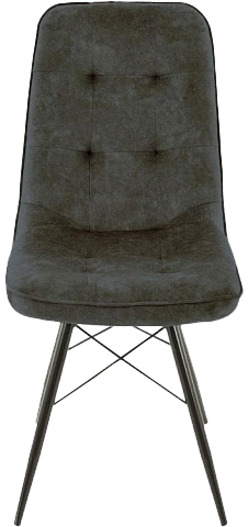 Стул Бордо, мягкий, милано 12, велюр, каркас паук черный 