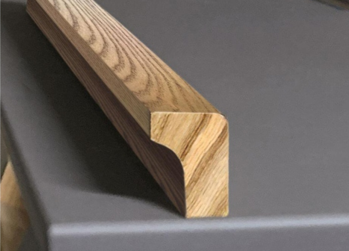 Стеллаж Чернин, дуб вотан / графит