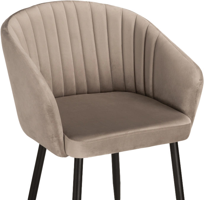 Стул Корсо, бежевое / черное