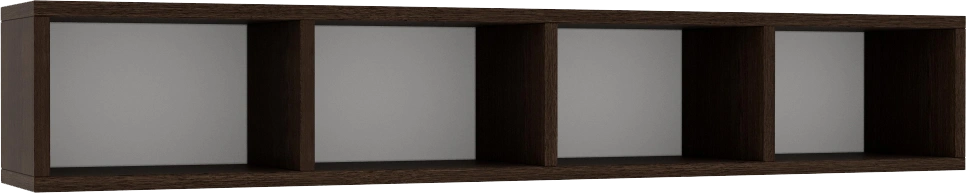 Полка навесная Модена, венге