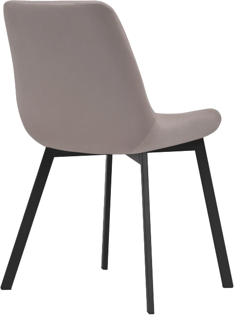 Стул Челси, на металлокаркасе, латте / черный