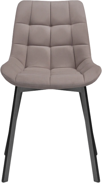 Стул Челси, на металлокаркасе, латте / черный