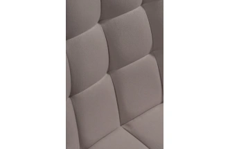 Стул Челси, на металлокаркасе, латте / черный