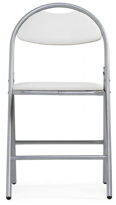 Стул Gikat, складной, белый полимер / светлый мусс