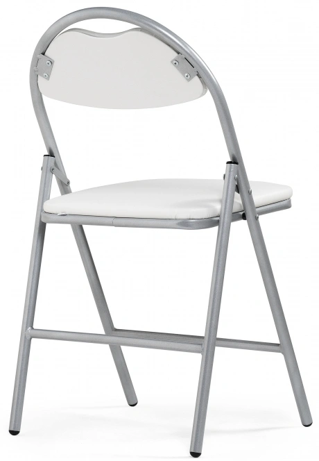Стул Gikat, складной, белый полимер / светлый мусс
