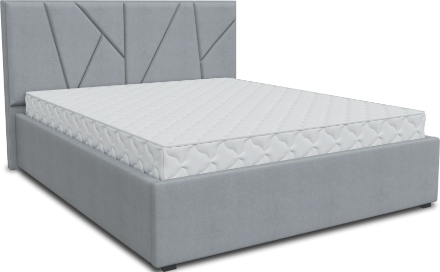 Кровать Рица 1, мягкая, двуспальная, 160x200, Levis 08