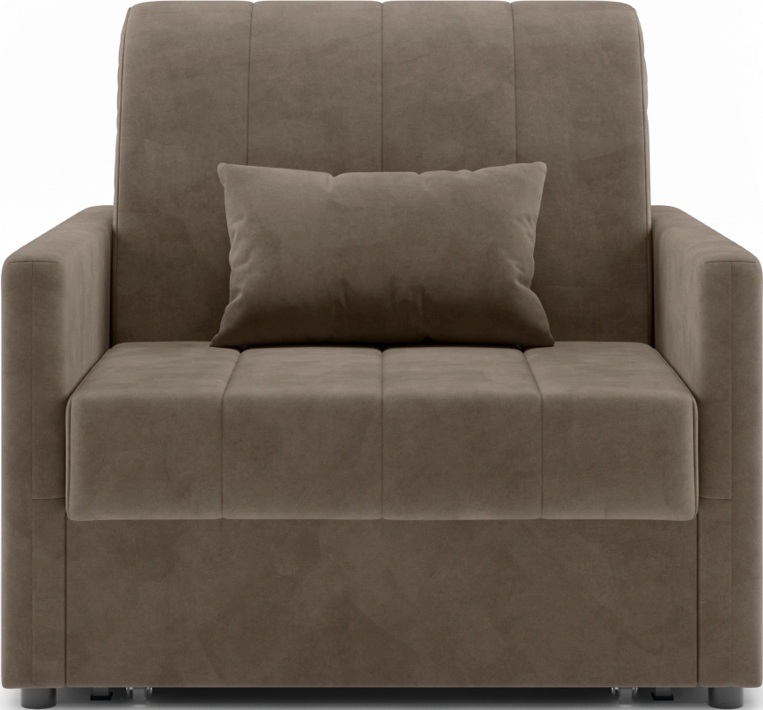 ​Кресло-кровать Хилтон 80, модель 139, Ultra Beige (бежевый) / венге