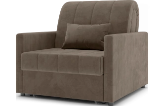 ​Кресло-кровать Хилтон 80, модель 139, Ultra Beige (бежевый) / венге