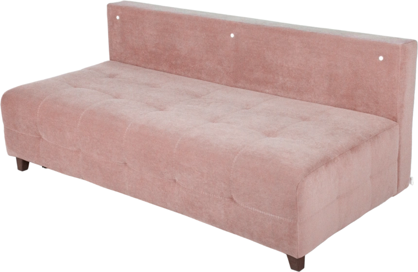 Диван прямой Бали 4 без боковин, Candy cream