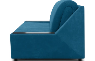 Диван прямой Канзас 180, модель 065, Maxx 754 (синий) / венге