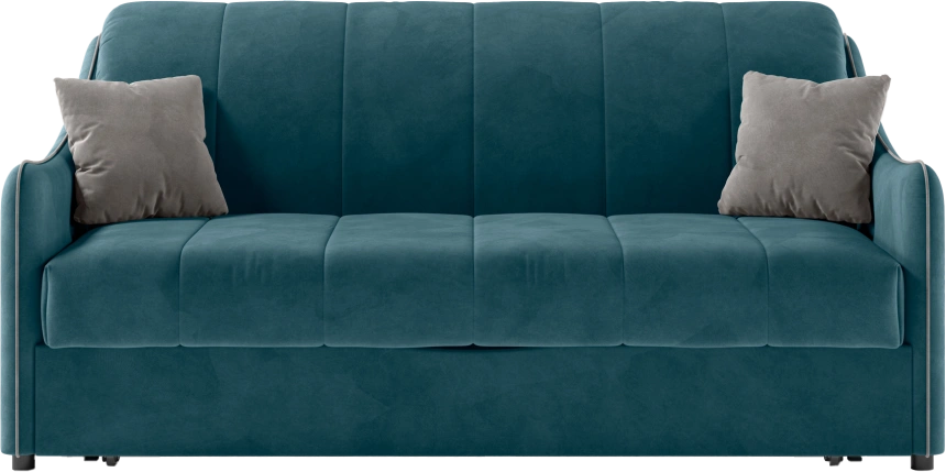 ​Диван прямой Дели 140, модель 032, Ultra Atlantic​ / Ultra Dove​ (синий)