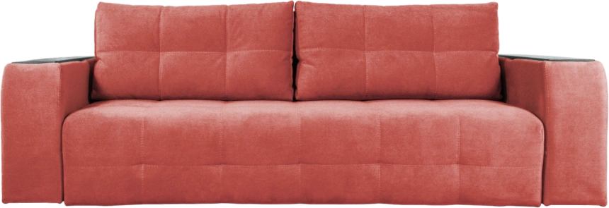 Диван прямой Бали 4, Tenerife holly berry, декор Венге