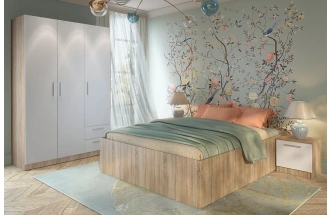 Кровать Илга 160x200, Дуб сонома