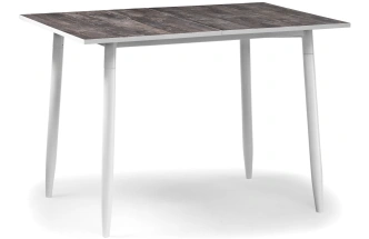 Кухонный раздвижной стол Энлэй, 110(140)х70х75, кантри 2047 / белый