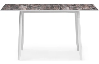 Кухонный раздвижной стол Энлэй, 110(140)х70х75, кантри 2047 / белый