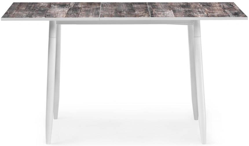 Кухонный раздвижной стол Энлэй, 110(140)х70х75, кантри 2047 / белый