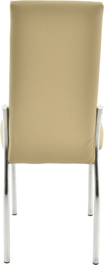 Стул Асти, мягкий, Батлер 02, экокожа, хром каркас