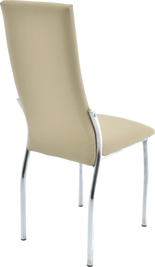 Стул Асти, мягкий, Батлер 02, экокожа, хром каркас