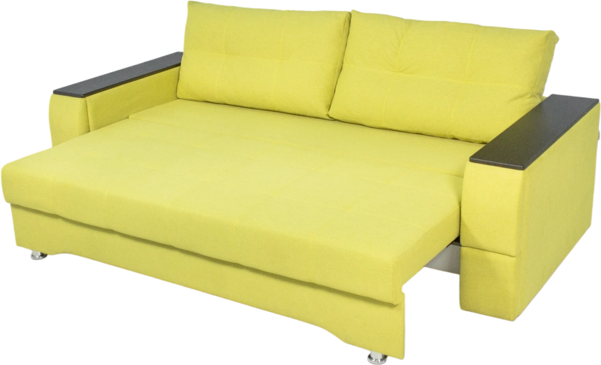 Диван прямой Атлант 2, Uno lime, Венге