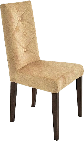 Стул Помпей ромб, мягкий, лама 02, велюр, каркас орех темный