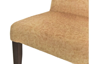 Стул Помпей ромб, мягкий, лама 02, велюр, каркас орех темный