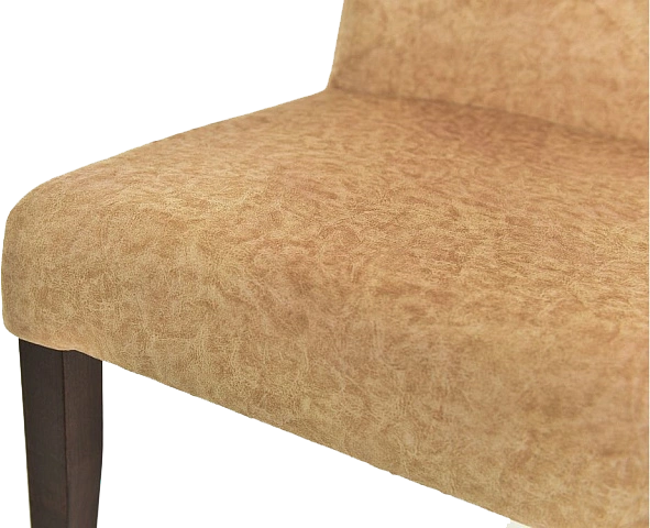 Стул Помпей ромб, мягкий, лама 02, велюр, каркас орех темный