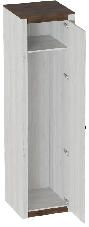 Шкаф однодверный Даллас, распашной для одежды, дуб винтерберг / таксония