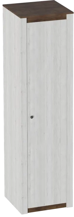 Шкаф однодверный Даллас, распашной для одежды, дуб винтерберг / таксония