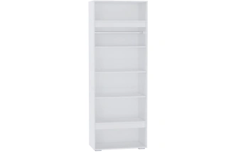 Шкаф двухдверный Роут, распашной для одежды, белый