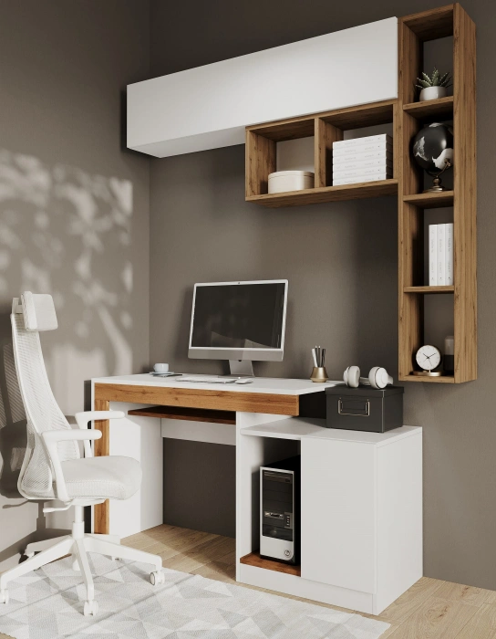 Полка навесная Модена, дуб вотан