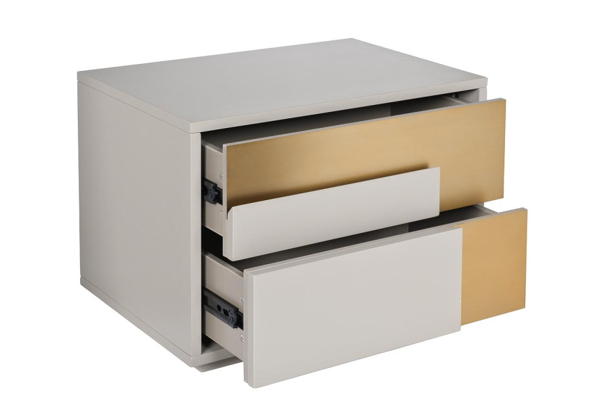 Тумба прикроватная 58DB-NS19009L, с ящиками, левая