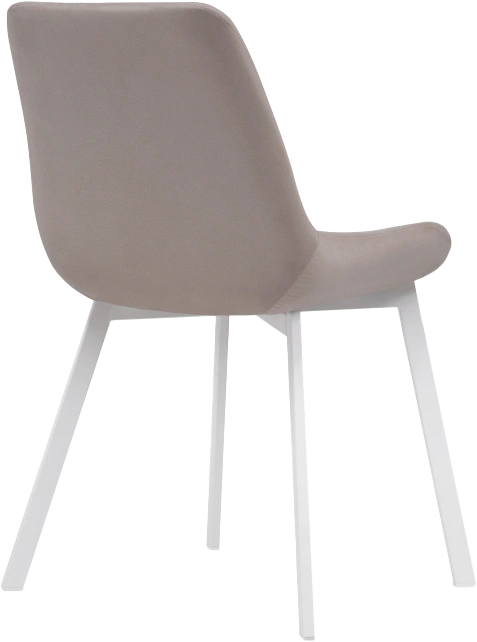 Стул Челси, на металлокаркасе, латте / белый