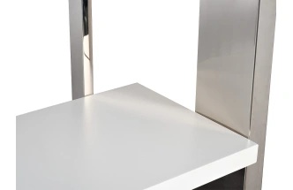 Стеллаж Michelle, открытый, белый / хром