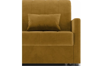 Кресло-кровать Хилтон 80, модель 139, Ultra Mustard (соломенный) / венге
