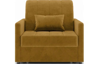 Кресло-кровать Хилтон 80, модель 139, Ultra Mustard (соломенный) / венге