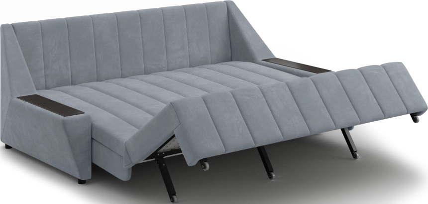 ​Диван прямой Канзас 180, модель 065, Maxx 900​ (серый) / венге