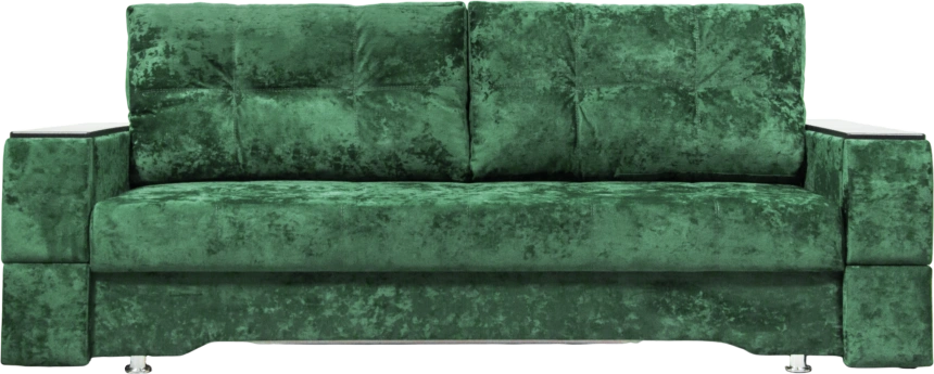 Диван прямой Атлант 2, ткань Краш 13, декор Венге