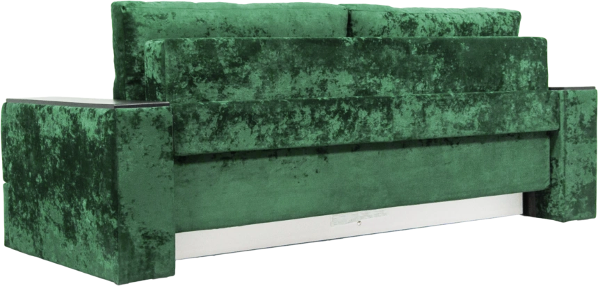 Диван прямой Атлант 2, ткань Краш 13, декор Венге