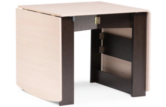 Стол-книжка Клотилд, венге / дуб молочный