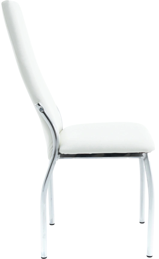 Стул Асти, мягкий, Батлер 08, экокожа, хром каркас