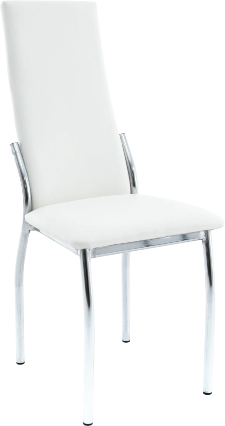 Стул Асти, мягкий, Батлер 08, экокожа, хром каркас