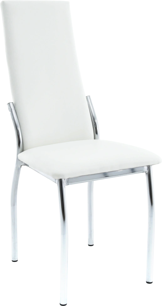 Стул Асти, мягкий, Батлер 08, экокожа, хром каркас