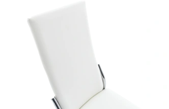 Стул Асти, мягкий, Батлер 08, экокожа, хром каркас