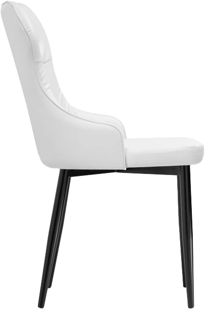 Стул Neli, на металлокаркасе, white / black