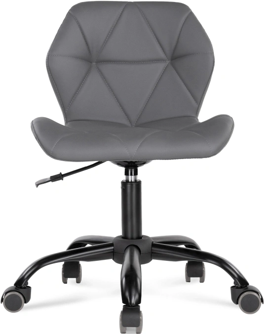 Офисное кресло Вальд, экокожа серый