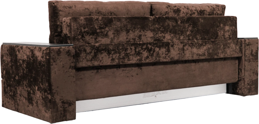 Диван прямой Атлант 2, ткань Kioto chocolate, декор Венге