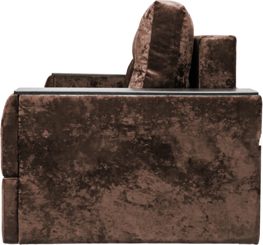 Диван прямой Атлант 2, ткань Kioto chocolate, декор Венге