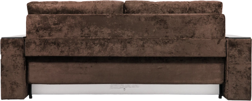Диван прямой Атлант 2, ткань Kioto chocolate, декор Венге