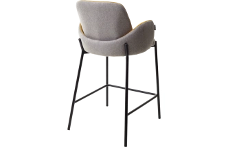 Полубарный стул Nyx, (H=65cm) VF106 желтый, VF120 серый