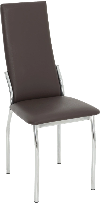 Стул Асти, мягкий, батлер 06, экокожа, хром каркас